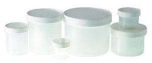 Qorpak Nat Polypropylene Jars with PP SturdeeSeal PE Foam Cap - JAR, PP, PE FOAM LINED CAP, NAT, 16OZ - PLC-10012