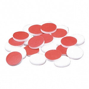 Qorpak Red PTFE / Silicone Septa - PTFE / Silicone Septa, Red / White, 8 mm dia., 0.045" Thick - VS11279-112