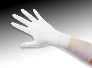 QRP Gloves Class 100 (ISO 5) Qualatrile XC Nitrile Gloves - GLOVE, NITRILE, WHITE, 9", MEDIUM - Q095M