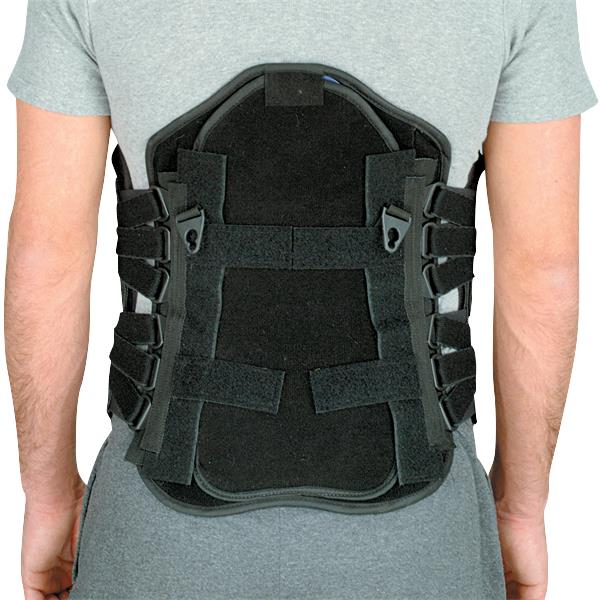 DeRoyal Ultralign Lumbar Sacral Orthoses - Ultralign Brace, 15° LSO Low Profile Tapered Back Support, Size S - UPLP2330-15