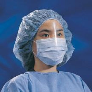 DeRoyal Face Masks with Splash ShieldZ - Surgical Mask with Splash ShieldZ and Ties - 23-400