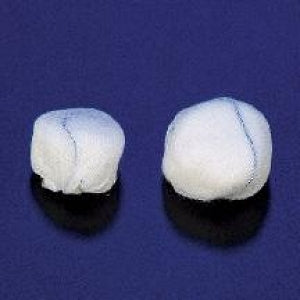 Deroyal Round Stick Sponges - Round Stick Sponges, Sterile, Size S, 3/4" dia. - 30-026