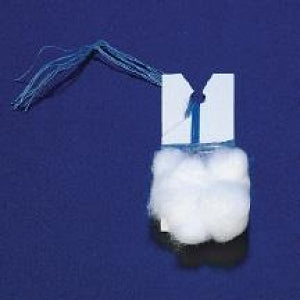 DeRoyal Sterile Strung Cotton Balls - Sterile Double-Strung Cotton Balls, Size Tiny, 1/4" - 30-031