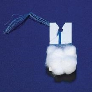 DeRoyal Sterile Strung Cotton Balls - Sterile Double-Strung Cotton Balls, Size S, 1/2" - 30-032