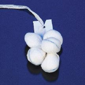 DeRoyal Tonsil Sponges - Tonsil Sponge, Single-Strung, 3/4