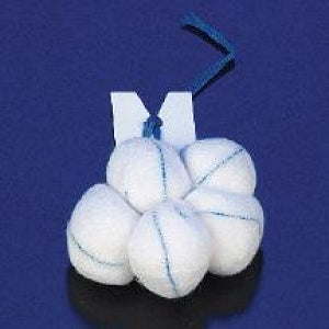 DeRoyal Tonsil Sponges - Tonsil Sponge, Double-Strung, Size XL - 30-043