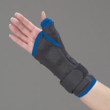 DeRoyal Wrist / Thumb Splints - Thumb and Wrist Splint, Foam, 8", Left, Size XS - 302W12