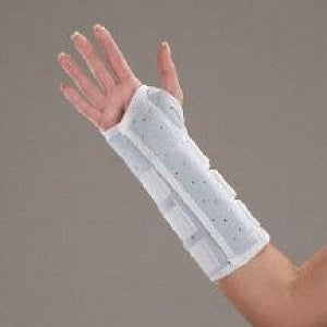 DeRoyal Universal Foam Wrist and Forearm Splint - Foam Wrist and Forearm Splint, 11", Unbound - 5005-01