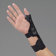 DeRoyal Leatherette Thumb Splints - Abducted Thumb Splint, Right, Size S - 12860205