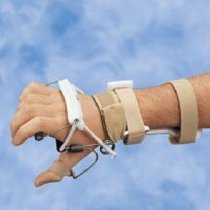 DeRoyal LMB Radial Nerve Splints - Radial Nerve Extension Wrist Splint, MP Extension, Left, Size S - 708BL