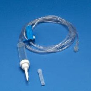 DeRoyal Fluid Administration Sets - Standard Non-Vented Tubing with 0.15 Micron Filter, Macro Drip Chamber - 77-301042