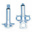 DeRoyal Control Syringes - Control Syringe, 8 mL, Male-Rotator, Narrow Barrel - 77-400392