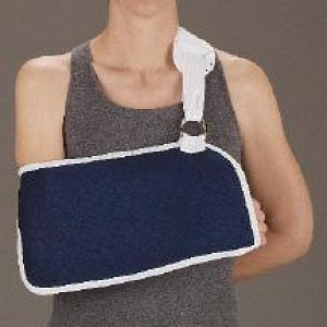 DeRoyal Specialty Arm Sling - Specialty Arm Sling with Pad, Canvas, Navy, Size S - 8004-03