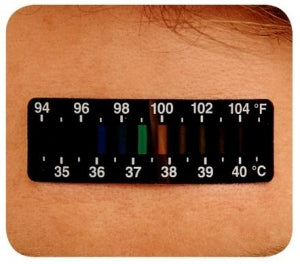 DeRoyal LCD Sensostrip Temp Indicators - GAUGE, TEMP, SENSISTRIP, IND - 81-010000