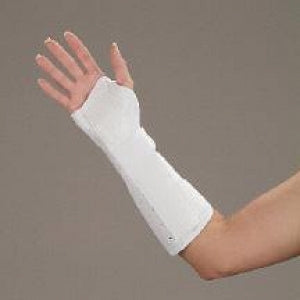 DeRoyal Leatherette Wrist / Forearm Splints - SPLINT, WRIST, CONTOURED, 8", LTHRET, W/LP - 8745-02