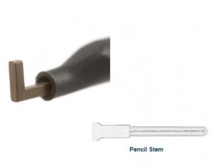 DeRoyal PTFE-Coated Laparoscopic L-Wire Electrode - L Wire Hook, PTFE-Coated, 33 cm - 88-0100