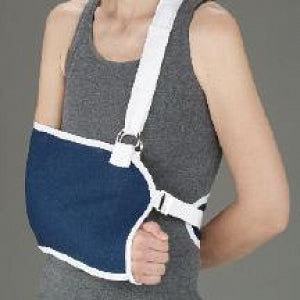 DeRoyal Shoulder Immobilizer w/Canvas Swathe - Shoulder Immobilizer, Canvas Swathe, Size S - 9001-02