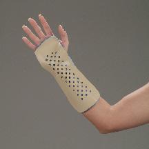 Aluminum Wrist and Forearm Splint with Foam