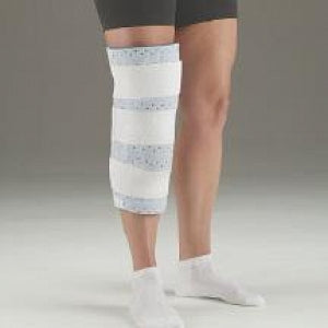 DeRoyal Foam Hot / Cold Therapy Wraps - Adjustable Foam Knee Wrap, Holds 2 Cold Packs - 9383-00