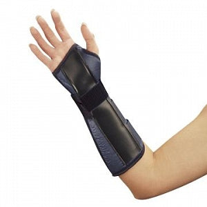 Deroyal Wrist Splits - Black Wrist Splint, Right, 8", Size S - A120205