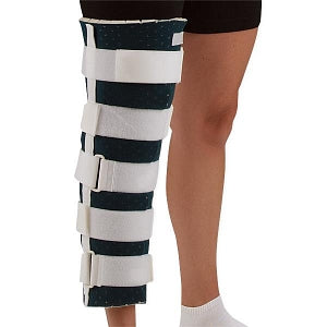 DeRoyal Cutaway Knee Immobilizers - Cutaway Adjustable Knee Immobilizer in Black Foam, 26" Long - BF4433-26