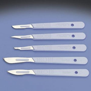 Swann Morton Disposable Stainless Scalpels - Scalpels, Stainless Steel, Sterile, Disposable, #10 - D6501