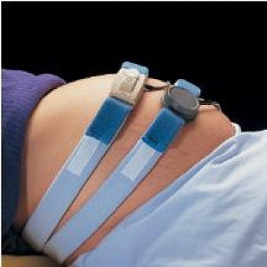 DeRoyal Fetal Monitoring Straps - Fetal Monitoring Strap, Blue Purr Foam, with Slots - M1132-10