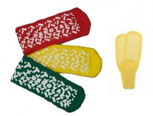 DeRoyal Double-Sided Slippers - Double-Tread Slipper, Child, Size L, Yellow - M3048-Y