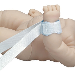 DeRoyal Limb Holders - Limb Holder, Wrist or Ankle, Infant, Double Strap, Quick Release Ties, 5" x 1.25" - M7030D-C