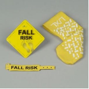 DeRoyal Fall Prevention Kits - Fall Prevention Kit, Yellow, Slipper Size Bariatric - MK3044-B