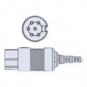 DeRoyal Neonatal Skin Temperature Sensor Probes - Reusable Cable, Green - NI-35