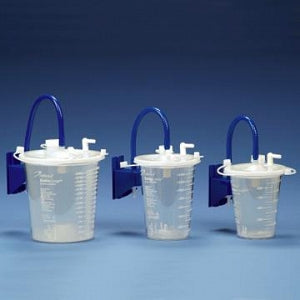 DeRoyal Semi-Rigid Canisters - Semi-Rigid Canister with 1 Elbow, 1, 000 cc - V71-6510