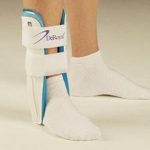 DeRoyal Air Ankle Stirrups - Air Ankle Stirrup Braces for Right or Left Feet, Adult, 10" - VAB2360-00