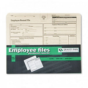 Cenveo Corp Employee Record Jacket / File - Manila Top Tab Employee Record Folder, 8-1/2" x 11" - 69998