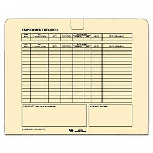 Cenveo Corp Employee Record Jacket / File - Manila Top Tab Employee Record Folder, 8-1/2" x 11" - 69998