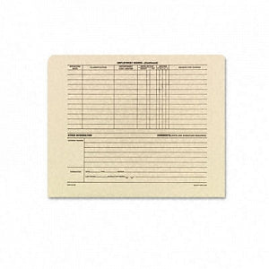 Cenveo Corp Employee Record Jacket / File - Manila Top Tab Employee Record Folder, 11-3/4" x 9-1/2" - 69999