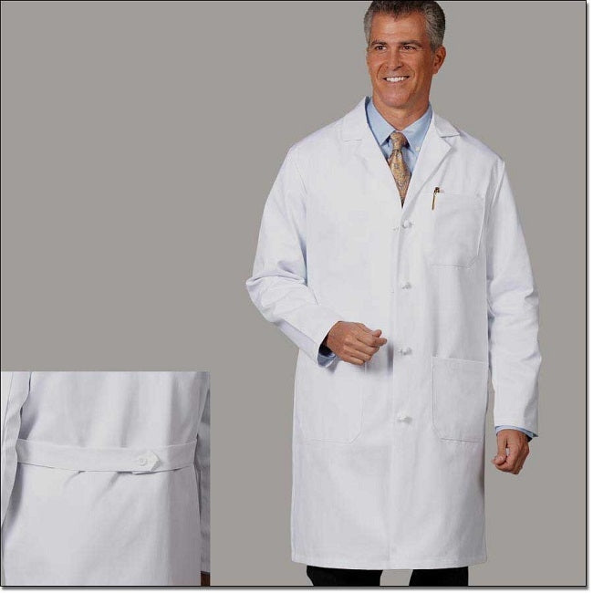 Cotton twill hot sale lab coat