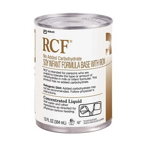 Abbott RCF Soy Formula - RCF Carbohydrate-Free Soy Supplement, 13 oz. Can - 00108