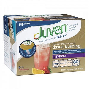 Abbott Juven Specialized Nutrition Powder Supplement - Juven Powder Nutritional Supplement, Fruit Punch, 24 g Packet - 56431