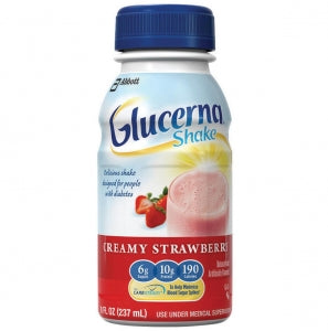 Abbott Glucerna Shake - Glucerna Shake, Strawberry, 8 oz. Bottle - 57807