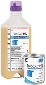 Abbott TwoCal HN Nutritional Supplement - TwoCal HN Enteral Nutritional Supplement, Ready-to-Hang, Vanilla, 1, 000 mL Bottle - 62709