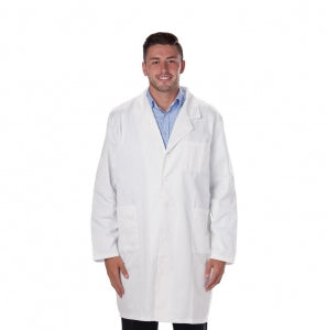 Prestige Medical Men's 5-Button Lab Coats - Men's Lab Coat, 5-Button Front, Chest Pocket, Size L - 5710-L