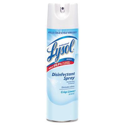 Reckitt Benckiser Lysol Disinfectant Sprays - MBO-SPRAY, LYSOL CRISP LINEN, 19OZ - 74828