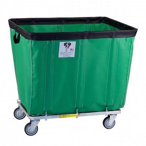 R&B Wire Products Bulk Linen Trucks - Fully Sewn Vinyl Laundry Truck, 10-Bushel Capacity, 36.5" L x 25" W x 31.5" H. Specify Color in Order Text. - 410SO