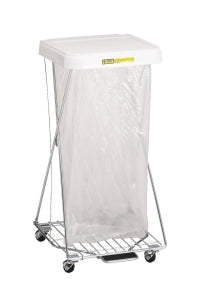 R&B Wire Products Wire Hamper with Lid and Foot Pedal - Wire Hamper with Lid and Foot Pedal - 697