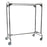 R&B Wire Products Garment Racks - Mobile Double Garment Rack, 72" Long, Weight Capacity 200 lb., 27" W x 72" L x 68" H - 722