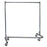 R&B Wire Products Garment Racks - Mobile Single Garment Rack with Z Frame, 60" Long, Weight Capacity 300 lb., 22" W x 63" L x 68" H - 735