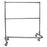 R&B Wire Products Garment Racks - Mobile Single Garment Rack with Z Frame and Mid-Height Crossbar, 60" Long, Weight Capacity 155 lb., 22" W x 63" L x 68" H - 737