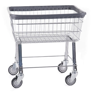 R&B Wire Products Wire Laundry Carts - CART, LAUNDRY, WIRE, CHROME, ECONOMY - 96-B