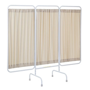 R&B Wire Products Three-Panel Privacy Screens - Privacy Screen, 3 Panel, No Casters, Beige - PSS3 BEIGE